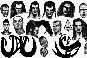 type o negative band tattoo idea