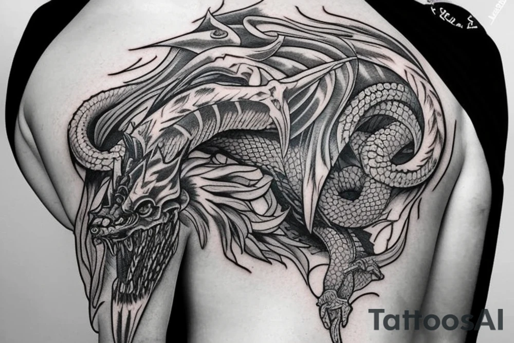 Lindworm tattoo idea