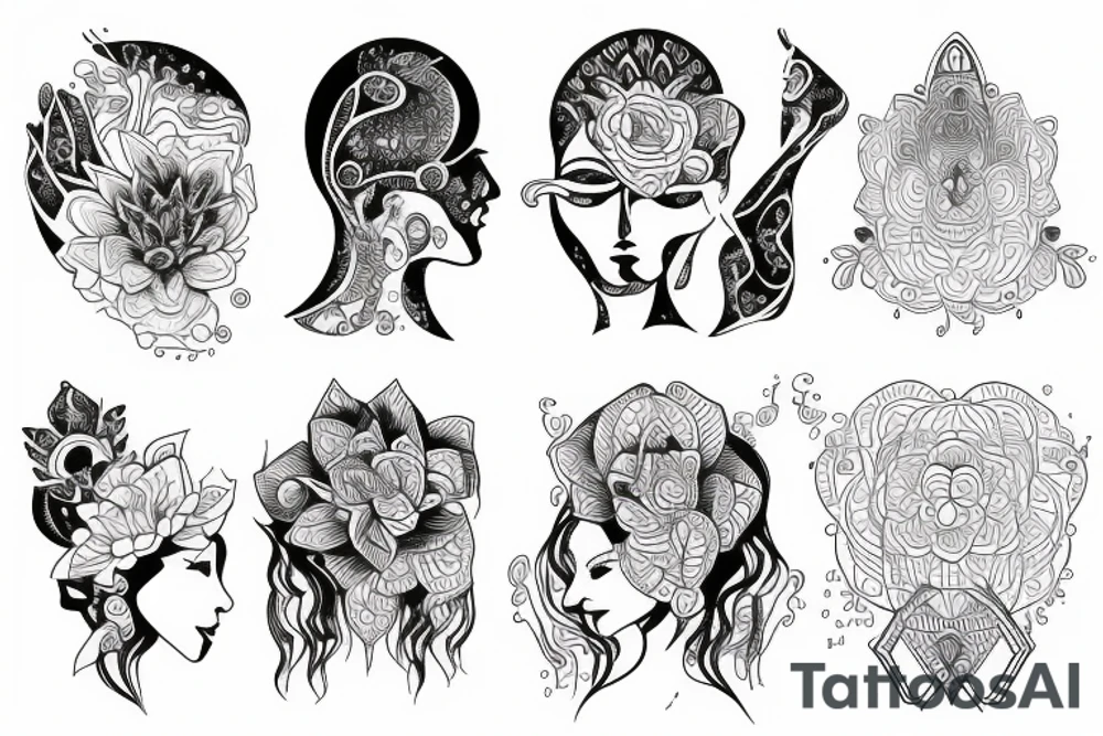Balance libra mindful tattoo idea
