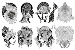 Balance libra mindful tattoo idea