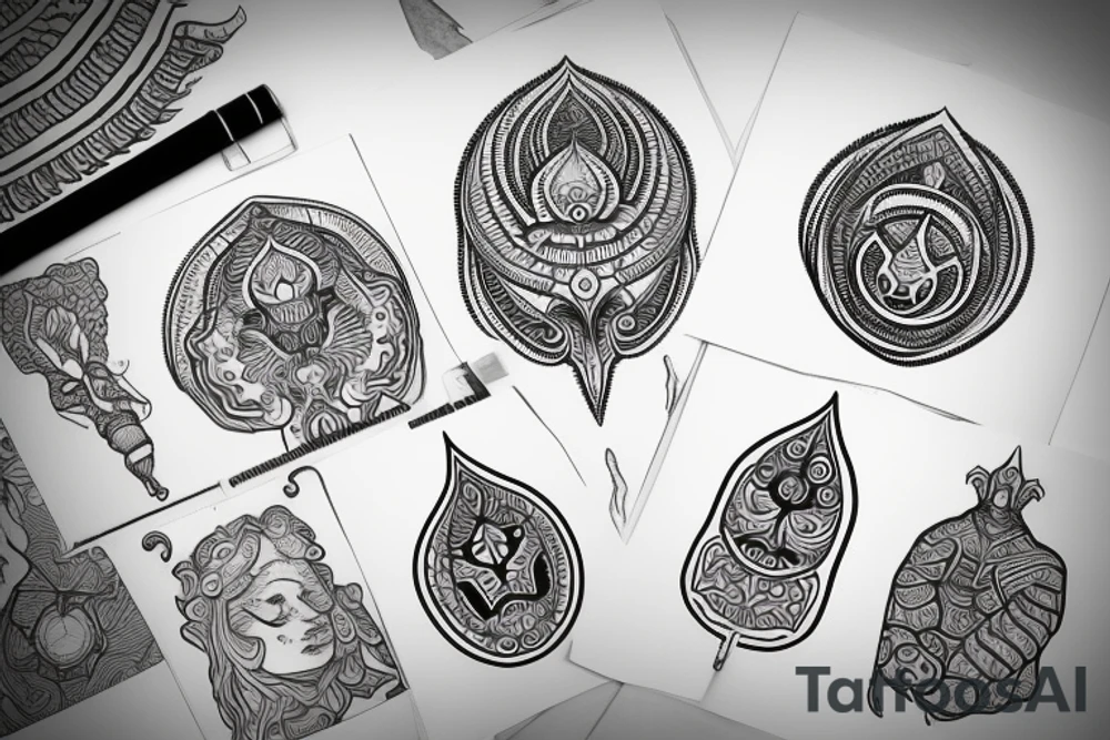 Balance libra mindful tattoo idea