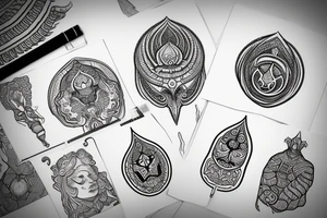 Balance libra mindful tattoo idea