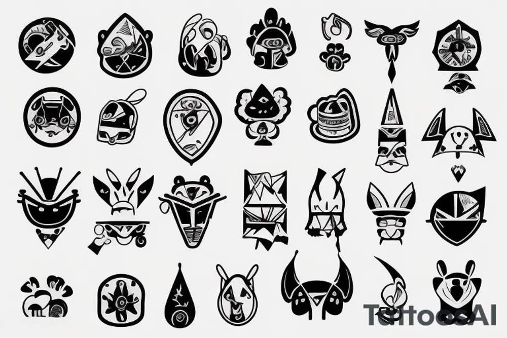 Small, funny,  cute for men tattoo idea