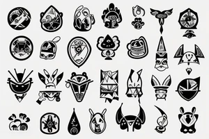 Small, funny,  cute for men tattoo idea