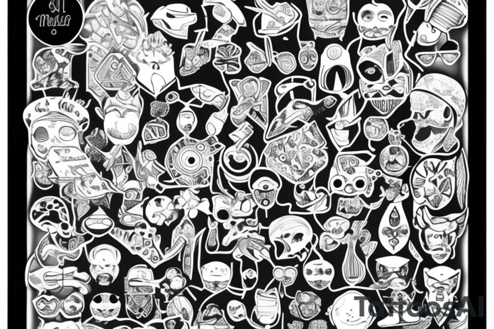 Small, funny,  cute for men tattoo idea