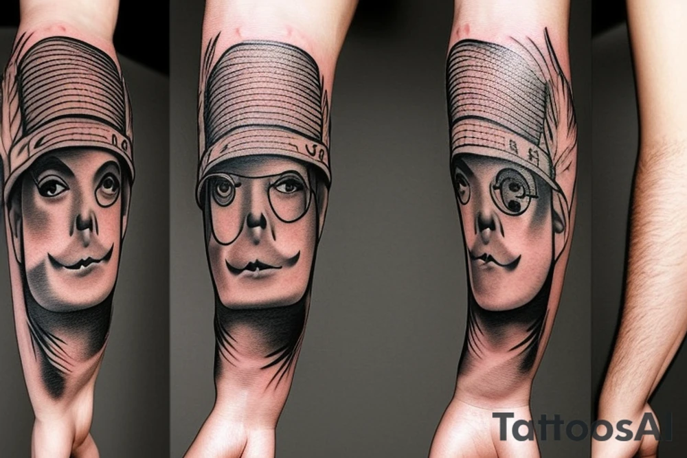 Small, funny,  cute for men tattoo idea