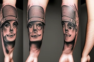 Small, funny,  cute for men tattoo idea