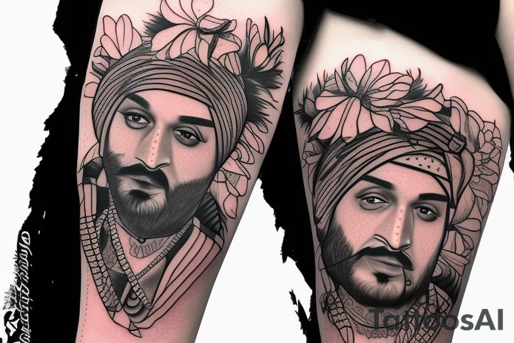 Sidhu moose wala tattoo idea
