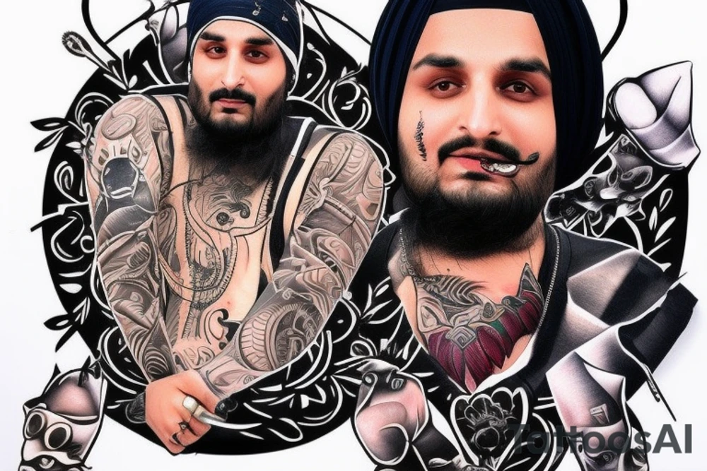 Sidhu moose wala tattoo idea