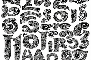 1999 written in roman letters with a drop of funny splash tattoo idea