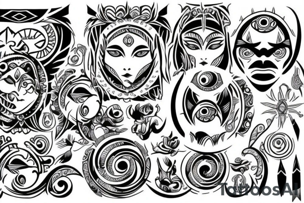 moon tattoo idea
