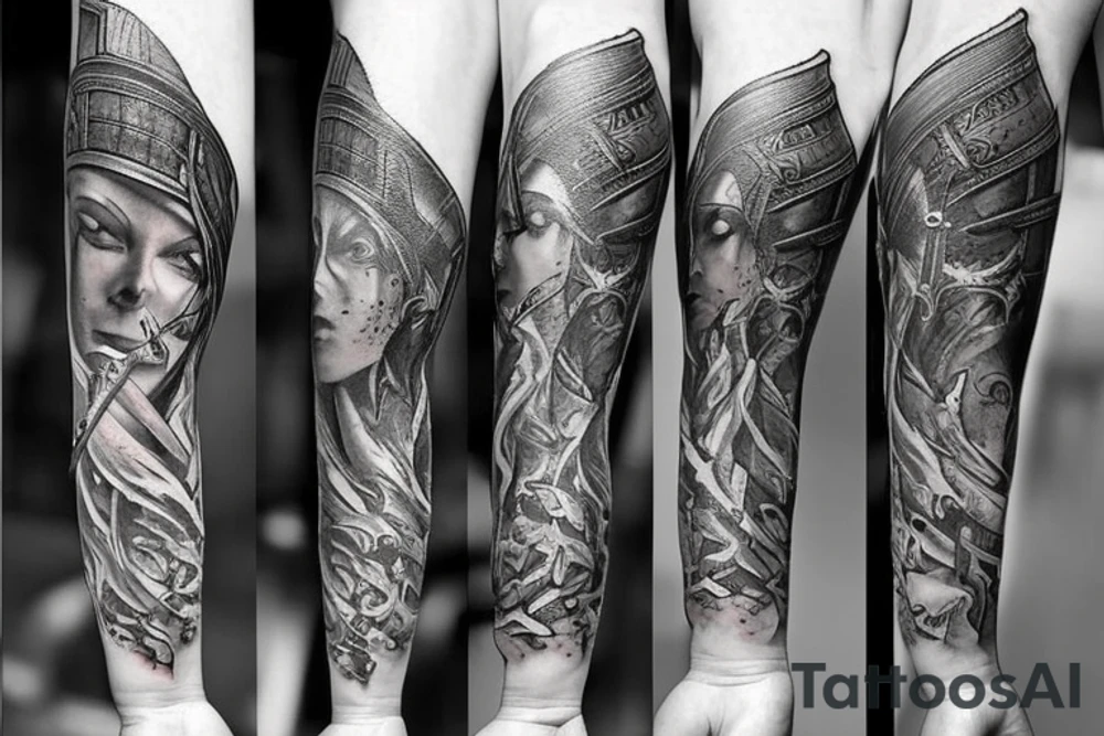 a sword tattoo idea