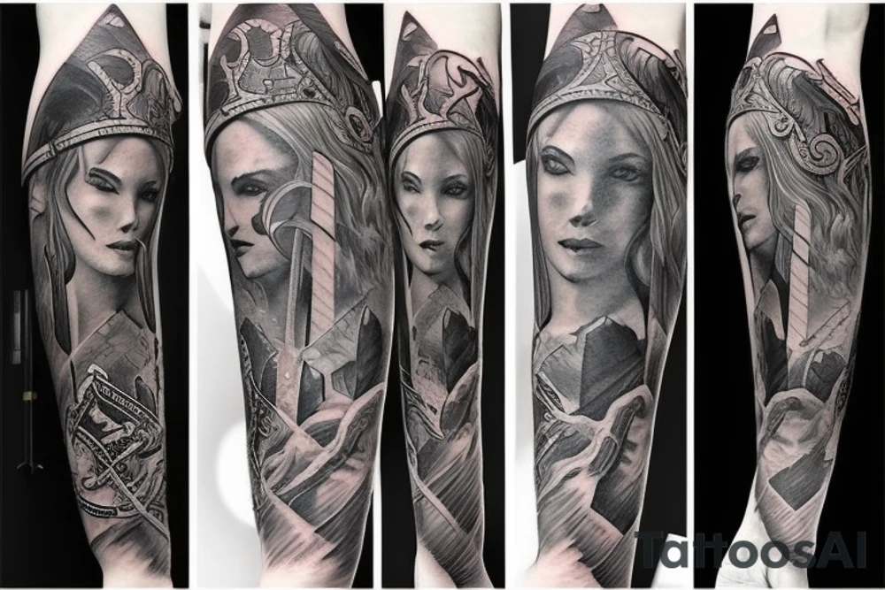 a sword tattoo idea