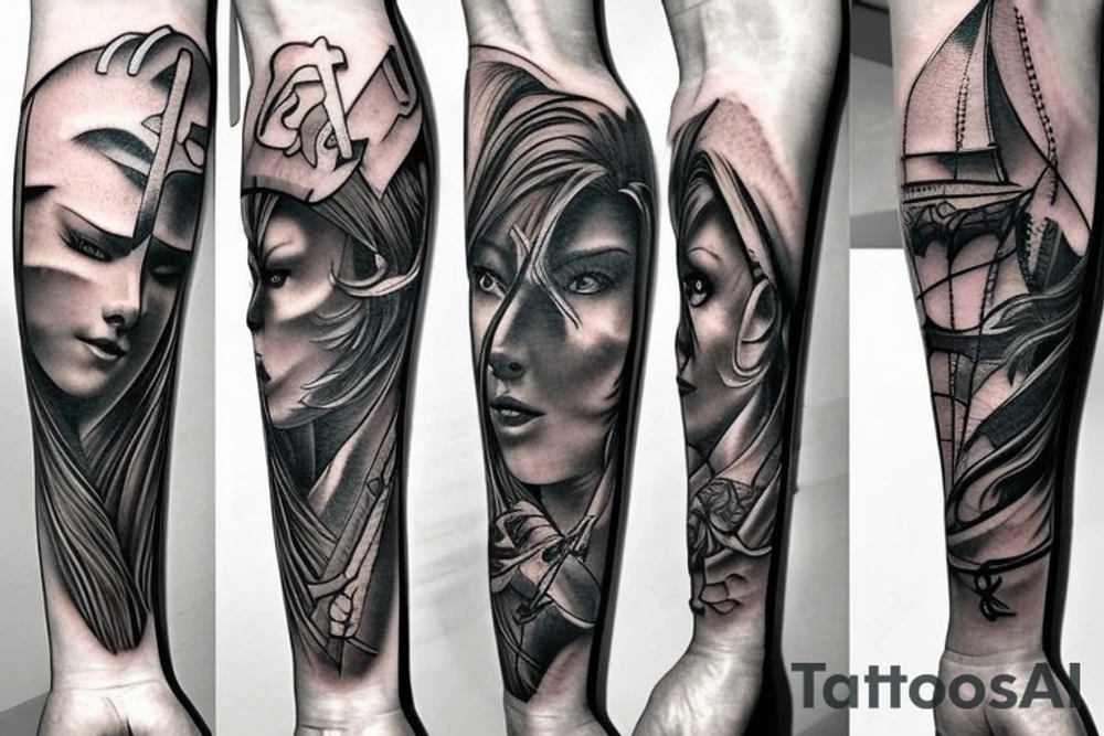 a sword tattoo idea