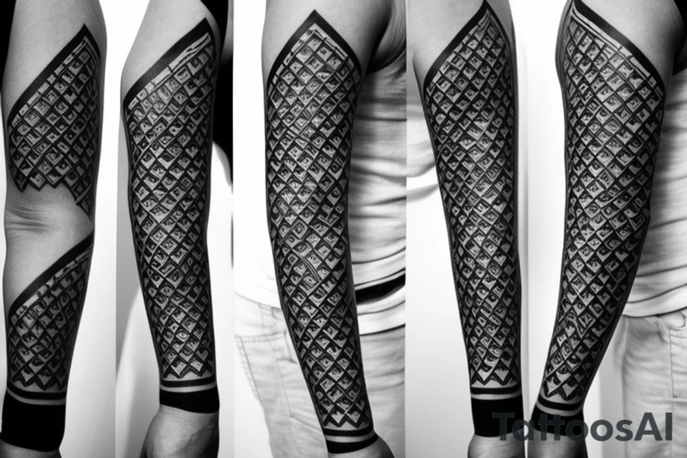 tribal arm sleeve, minimal ink, flame like lines tattoo idea tribal arm sleeve, minimal ink, flame like lines tattoo idea