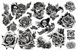 Mystical, don't rose tattoo idea