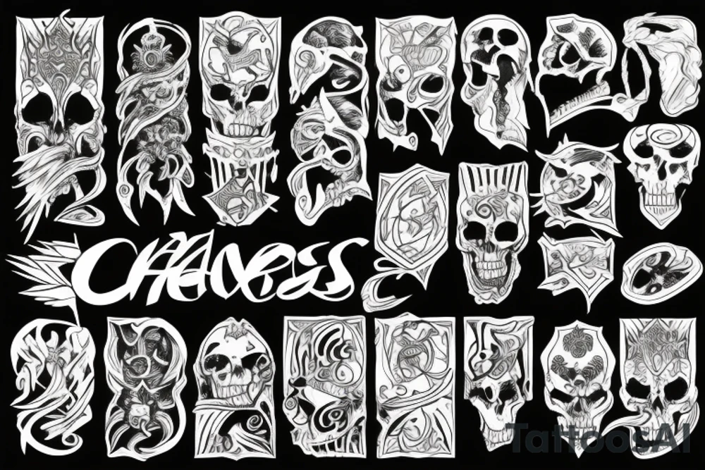 Blades of Chaos tattoo idea