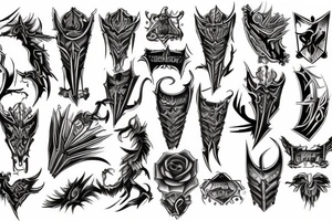 Blades of Chaos tattoo idea