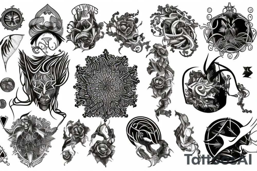 mystical phenomena tattoo idea