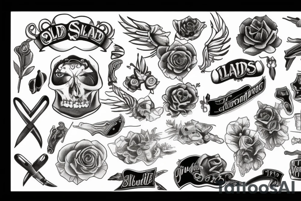 Blades tattoo idea
