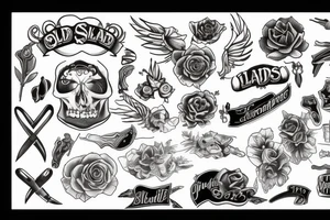 Blades tattoo idea