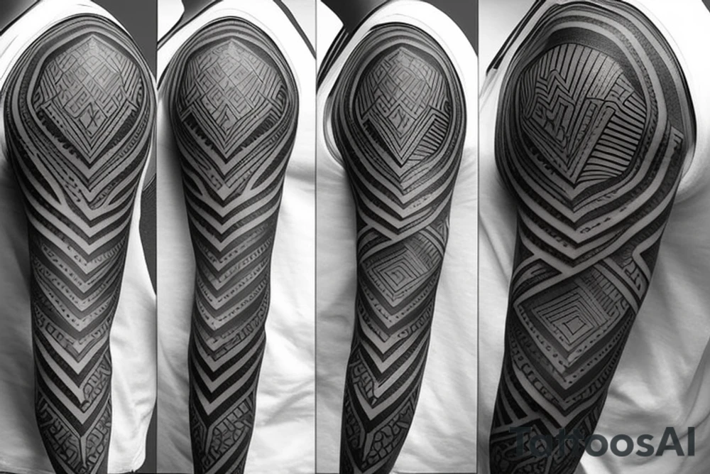geometric tattoo sleeve. Split into sections with solid black lines. jedi logo tattoo idea geometric tattoo sleeve. Split into sections with solid black lines. jedi logo tattoo idea