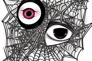 Gothic spider with emerald in abdomem and gems for eyes tattoo idea
