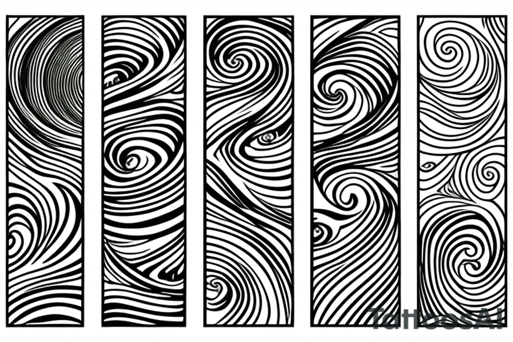 waves tattoo idea