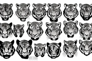Bali tiger tattoo idea