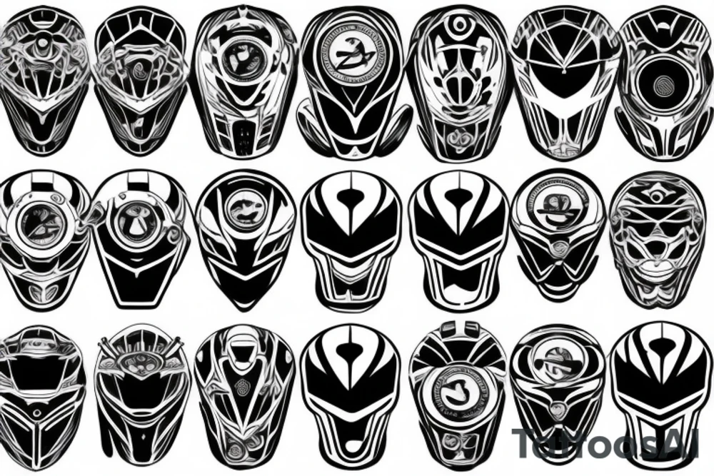 Motorbike line drive speed poker tattoo idea