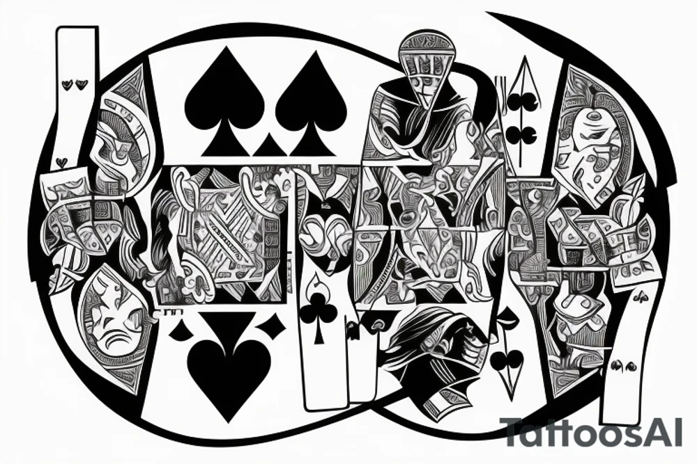 Poker chess tattoo idea
