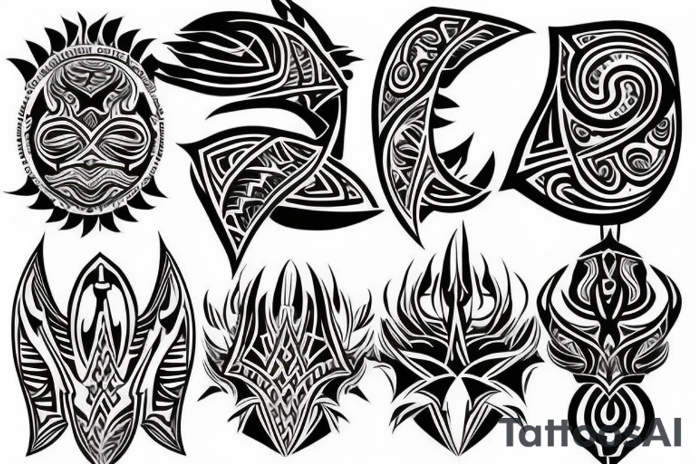 Neo tribal tattoo idea