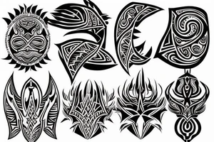 Neo tribal tattoo idea