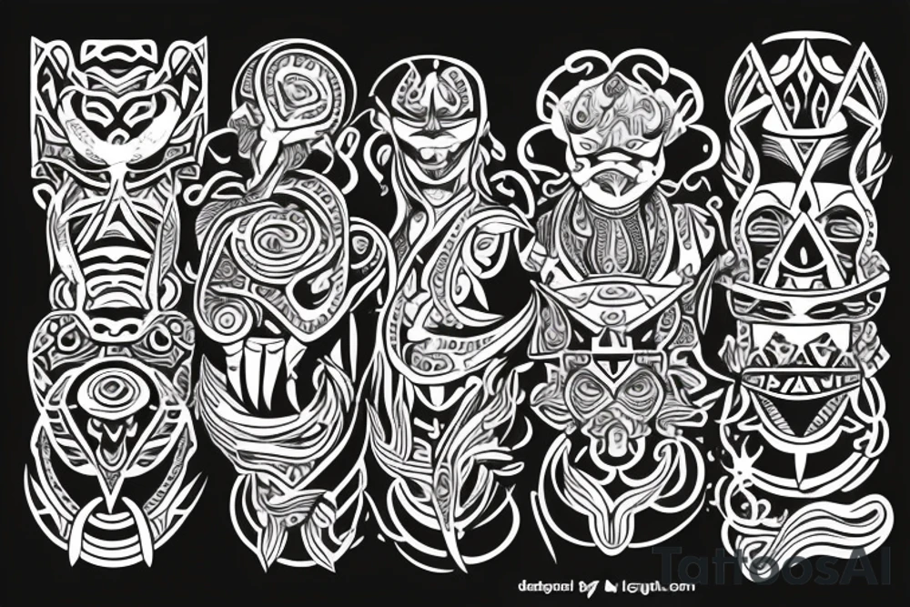 Neo tribal tattoo idea