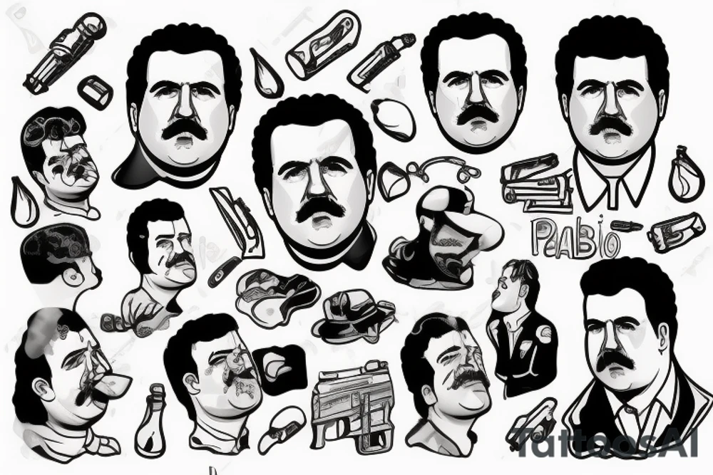 Pablo Escobar tattoo idea