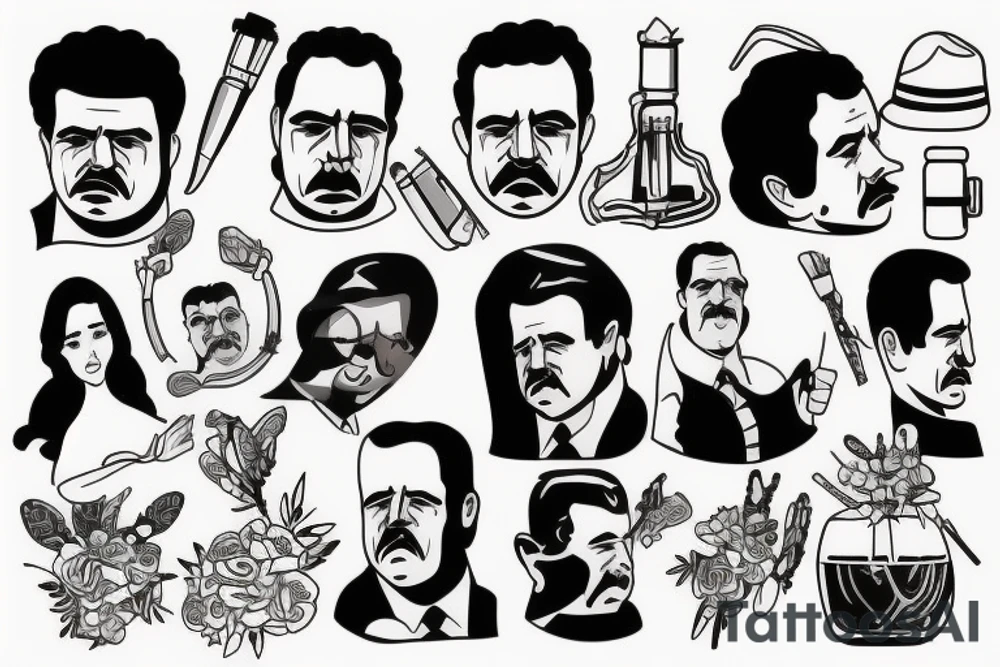 Pablo Escobar tattoo idea