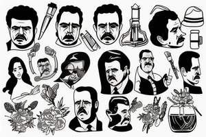 Pablo Escobar tattoo idea