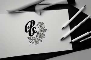 initials P C P F tattoo idea