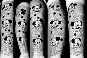 Mickey Mouse tattoo idea