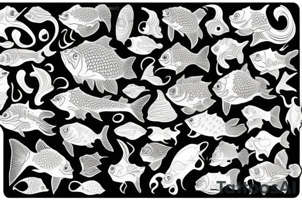 animal. fish tattoo idea