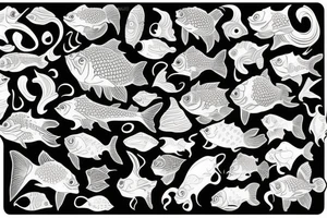 animal. fish tattoo idea