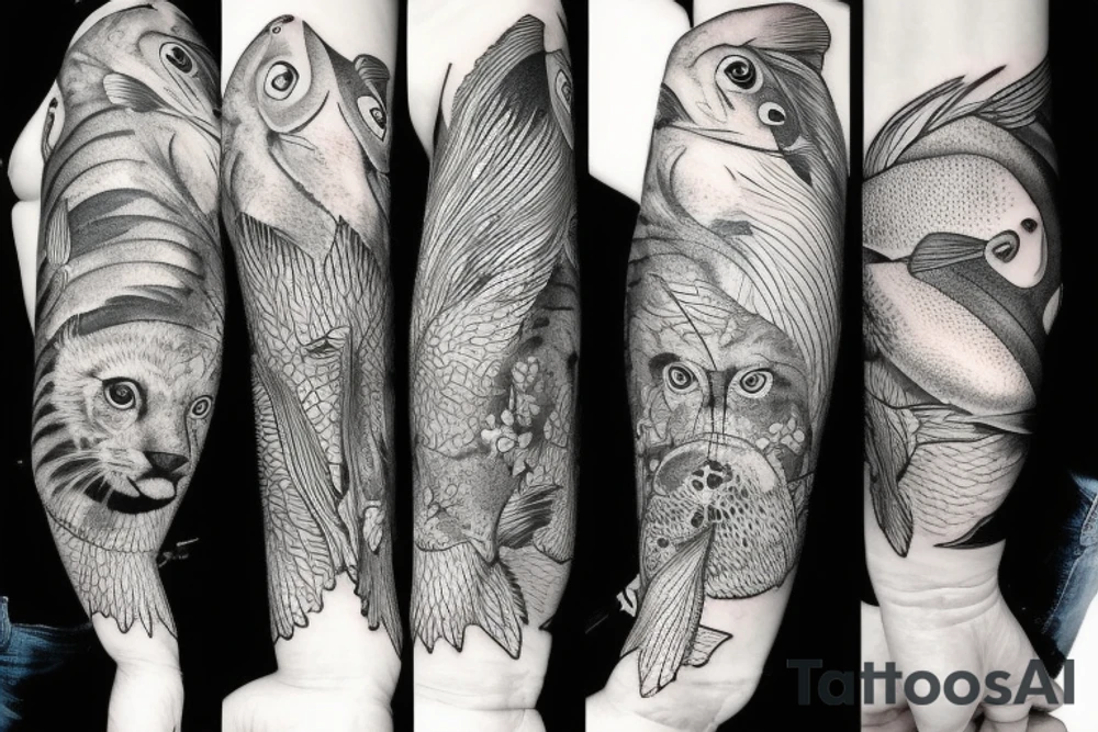 animal. fish tattoo idea