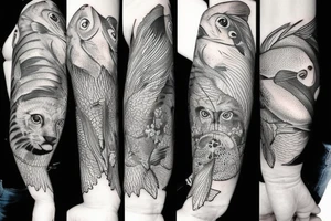 animal. fish tattoo idea