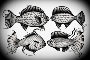 animal. fish tattoo idea