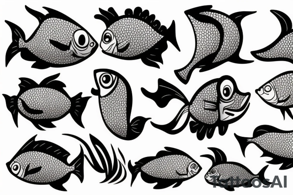 animal. fish tattoo idea