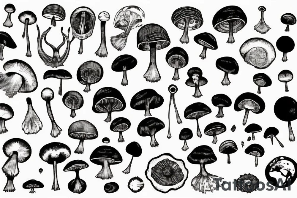 atomic mushroom wraps its roots around the planet earth tattoo idea atomic mushroom wraps its roots around the planet earth tattoo idea