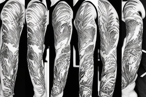 Flame and title Jungle tattoo idea