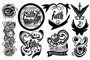 father and dougther tattoo idea