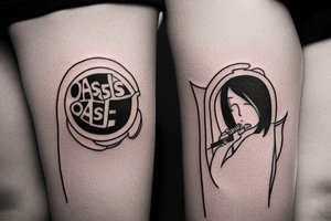 oasis, cigarettes, smoke, minimalistic, cute tattoo idea
