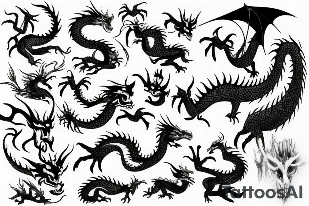 Dragon tattoo idea